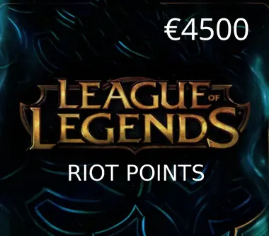 League of Legends Riot Points 4500 RP - Riot Key - PC (Europe) Key