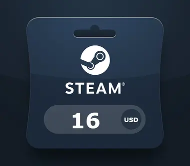 Steam Gift Card 16 USD - - ARGENTINA