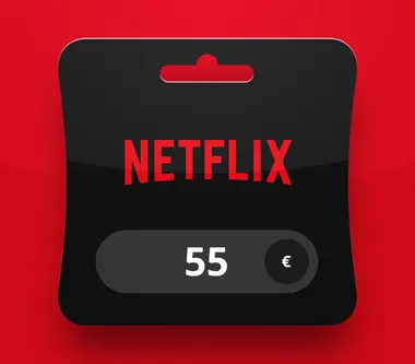 Netflix Gift Card 55 EUR - Netflix Key - Netflix (Europe) Key