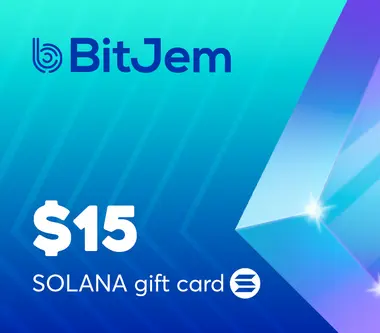 BitJem Crypto Gift Card SOL 15 USD - BitJem Key - Digital Card (Global) Key