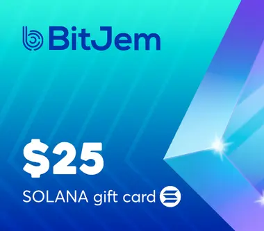 BitJem Crypto Gift Card SOL 25 USD - BitJem Key - Digital Card (Global) Key