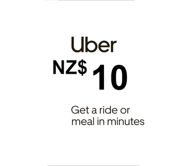 Uber Eats Gift Card 10 NZD - Uber Key NEW ZEALAND