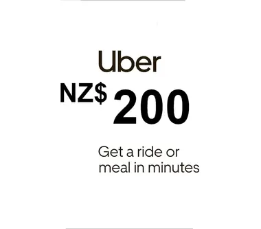 Uber Gift Card 200 NZD - Uber Key - NEW ZEALAND - Uber (New Zealand) Key