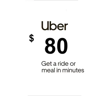 Uber Gift Card 80 USD - Uber (United States) Key