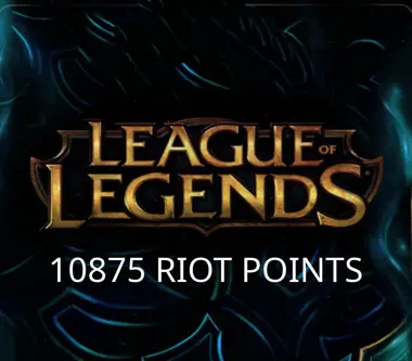 League of Legends Riot Points 10875 RP - Riot Key - PC (Turkey) Key