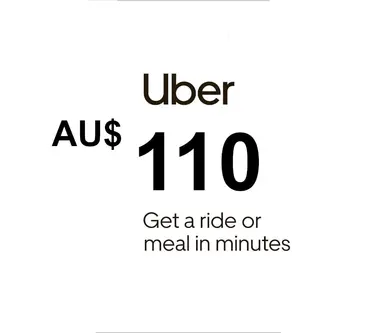 Uber Eats Gift Card 110 AUD - Uber (Australia) Key