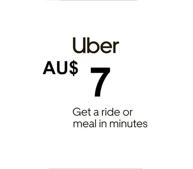 Uber Eats Gift Card 7 AUD - Uber (Australia) Key