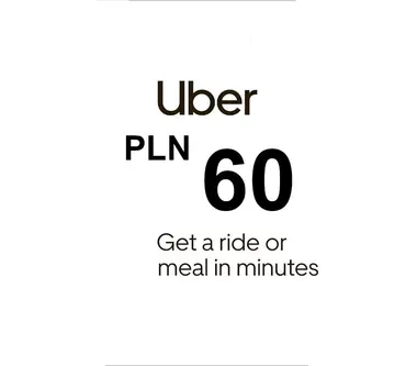 Uber Eats Gift Card 60 PLN - Uber (Poland) Key