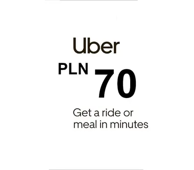 Uber Eats Gift Card 70 PLN - Uber (Poland) Key