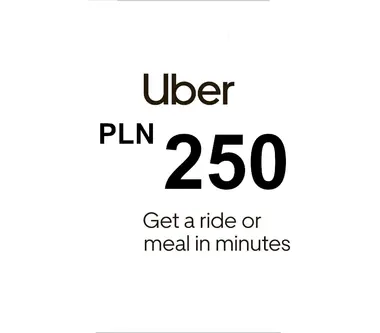 Uber Eats Gift Card 250 PLN - Uber (Poland) Key