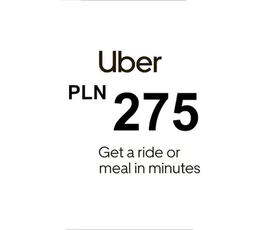 Uber Eats Gift Card 275 PLN - Uber (Poland) Key