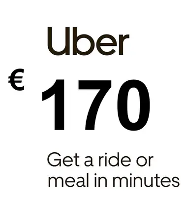 Uber Eats Gift Card 170 EUR