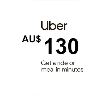 Uber Eats Gift Card 130 AUD