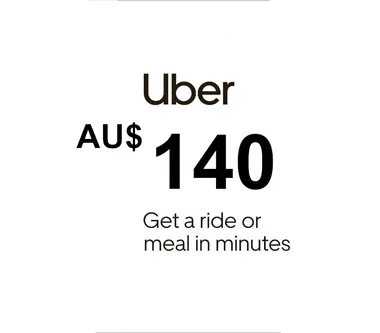 Uber Eats Gift Card 140 AUD