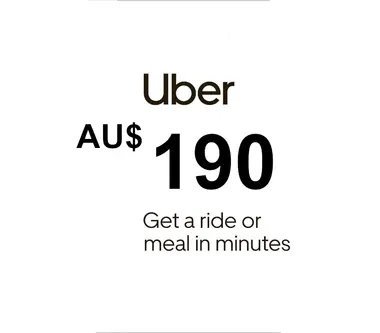 Uber Eats Gift Card 190 AUD