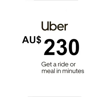 Uber Eats Gift Card 230 AUD