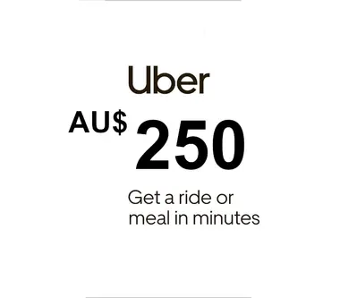 Uber Eats Gift Card 250 AUD