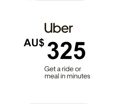Uber Eats Gift Card 325 AUD