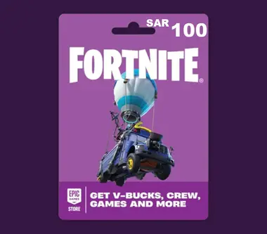 Fortnite / Epic Games Gift Card 100 SAR - Epic Games Key - SAUDI ARABIA
