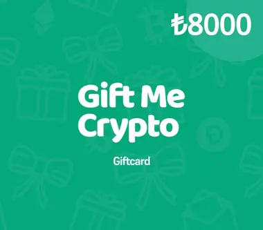 Gift Me Crypto Gift Card 8000 TRY - giftmecrypto Key - Digital Card (Global) Key