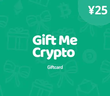 Gift Me Crypto Gift Card 25 CNY - giftmecrypto Key - Digital Card (Global) Key
