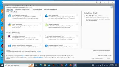 Microsoft Visual Studio 2019 Professional preview 3