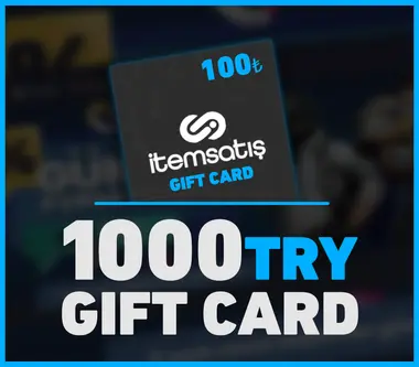 Itemsatis Gift Card 1000 TRY - itemsatis Key - Digital Card (Global) Key