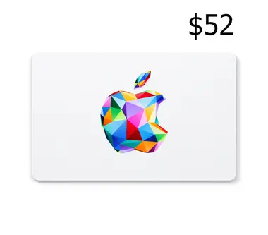 Apple iTunes Gift Card 52 USD