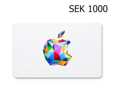 Apple iTunes Gift Card 1000 SEK - iTunes Key - SWEDEN - Apple (Sweden) Key