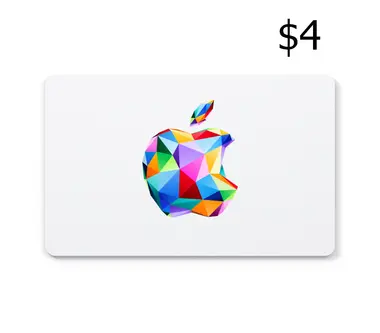 Apple Gift Card 4 USD - Apple (United States) Key