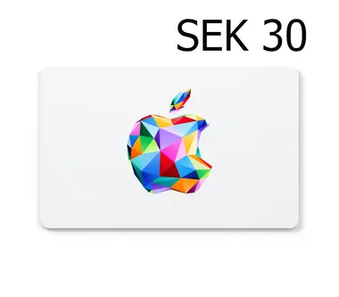 Apple Gift Card 30 SEK - Apple Key - SWEDEN - Apple (Sweden) Key