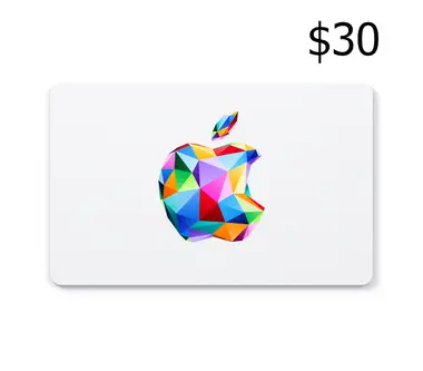 Apple Gift Card 30 USD - Apple (United States) Key