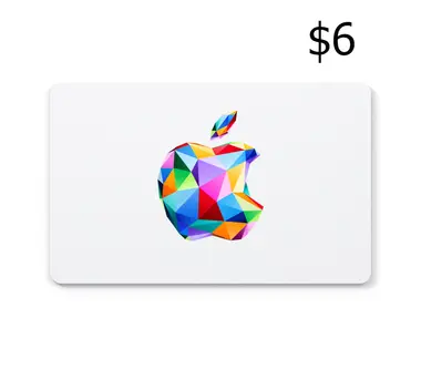 Apple iTunes Gift Card 6 USD - Apple (United States) Key