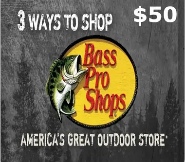 Bass Pro Shops Gift Card 50 USD - Bass Pro Shops Key