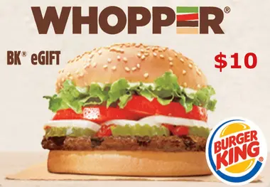 Burger King Gift Card 10 USD preview 2