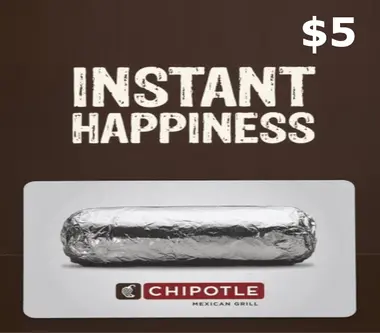 Chipotle Gift Card 5 USD - Digital Card (United States) Key