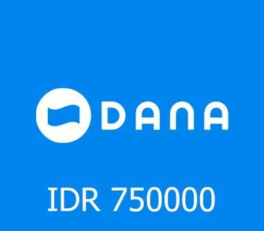DANA Cash Gift Card 750000 IDR - Dana Key - INDONESIA - Digital Card (Indonesia) Key