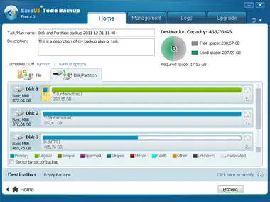 EaseUS ToDo Backup Home (1 PC, Lifetime) - EaseUS Key preview 5
