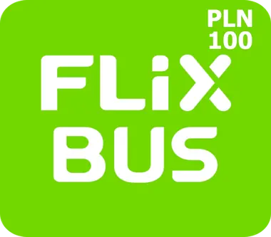 FLIXBUS Gift Card 100 PLN - FlixBus Key - Digital Card (Poland) Key