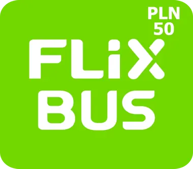 FLIXBUS Gift Card 50 PLN - FlixBus Key - Digital Card (Poland) Key
