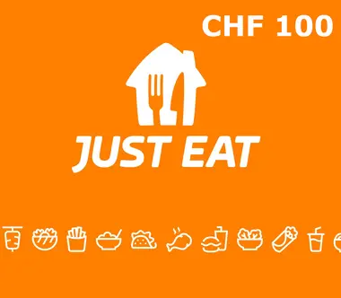 Just Eat Gift Card 100 CHF - Just Eat Key - SWITZERLAND