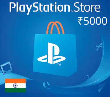 PlayStation Network Gift Card 5000 INR - PSN Key - INDIA