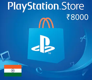 PlayStation Network Gift Card 8000 INR - PSN Key - INDIA