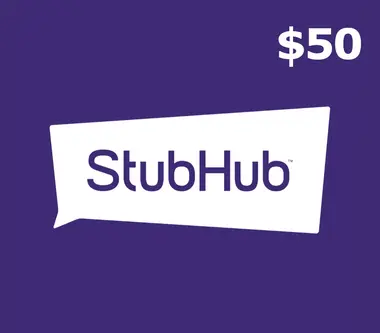 StubHub Gift Card 50 USD - Digital Card (United States) Key