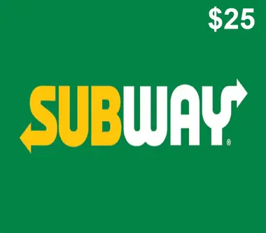 Subway Gift Card 25 USD - Subway Key - Digital Card (United States) Key