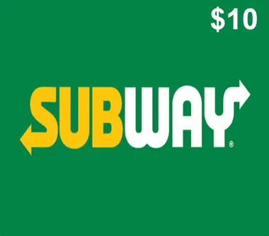 Subway Gift Card 10 USD - Subway Key - Digital Card (United States) Key