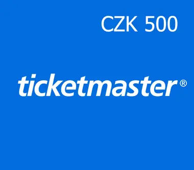 Ticketmaster Gift Card 500 CZK - Ticketmaster - CZECH REPUBLIC - Digital Card (Czech Republic) Key