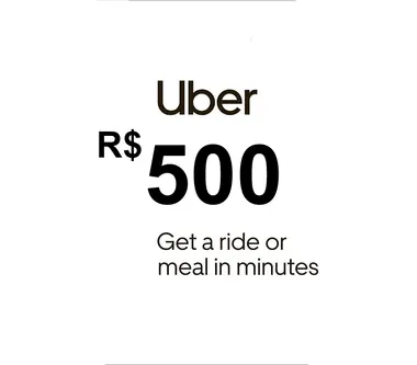 Uber Gift Card 500 BRL - Uber (Brazil) Key