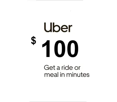 Uber Eats Gift Card 100 USD - Uber (United States) Key