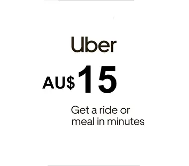 Uber Eats Gift Card 15 AUD - Uber (Australia) Key